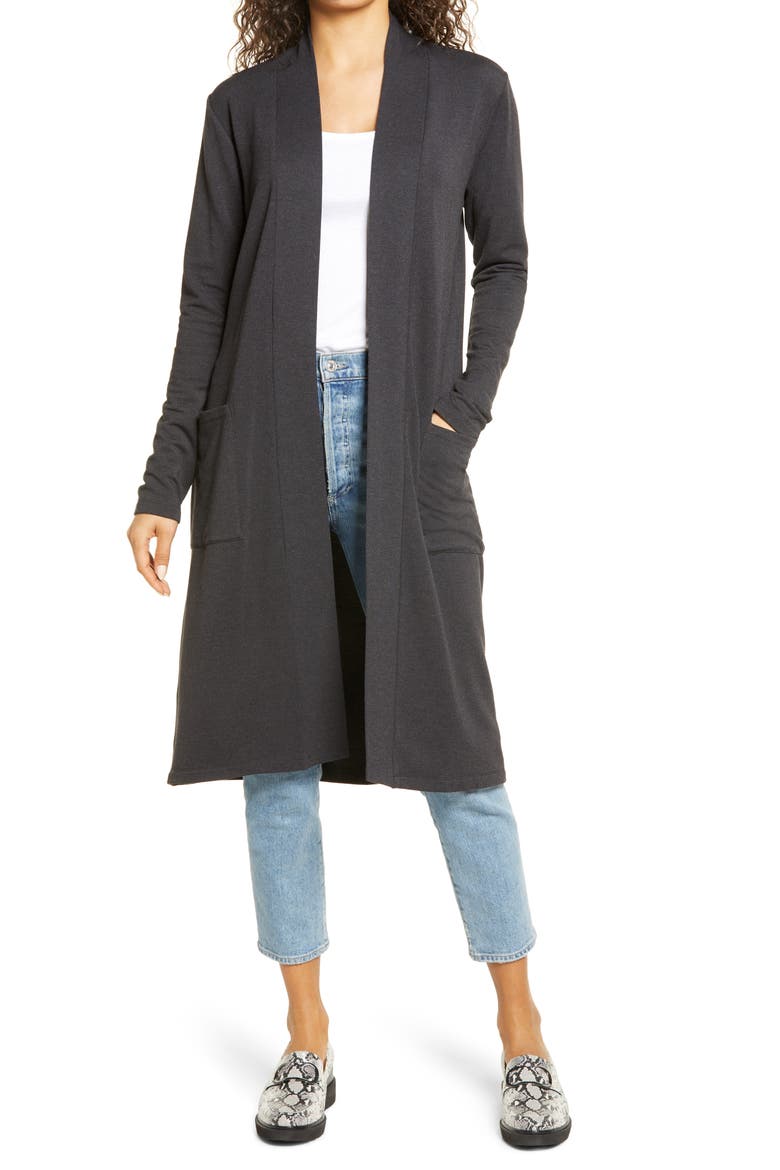 Duster Cardigan, Main, color, RAVEN BLACK MIX