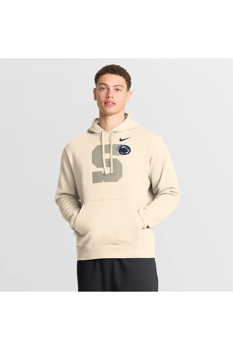 Men's Nike Cream Penn State Nittany Lions Campus Shadow Hoodie, Main, color, Cream