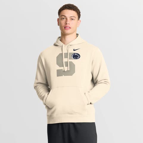 Men's Nike Cream Penn State Nittany Lions Campus Shadow Hoodie