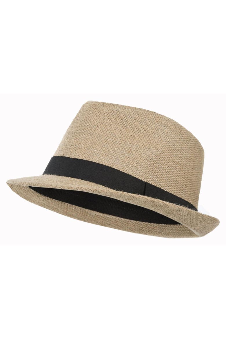 Gender Inclusive Fedora Hat, Main, color, Natural