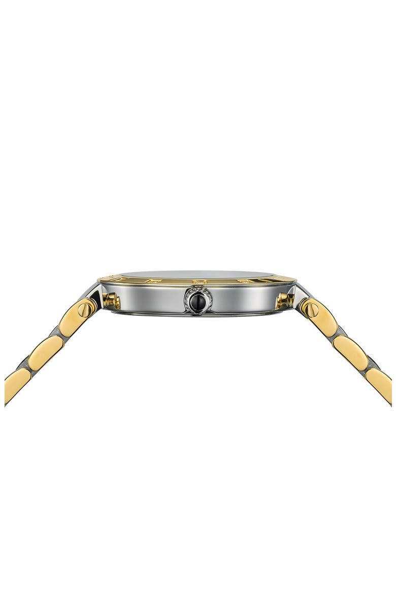 Bijou Diamond Two-Tone Bracelet Watch, 33mm, Alternate, color, TWO TONE