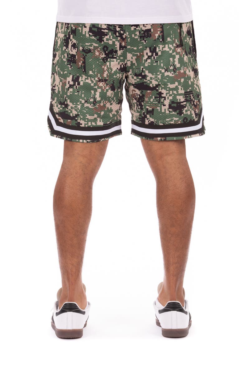 Digi Camo Shorts, Alternate, color, SESAME