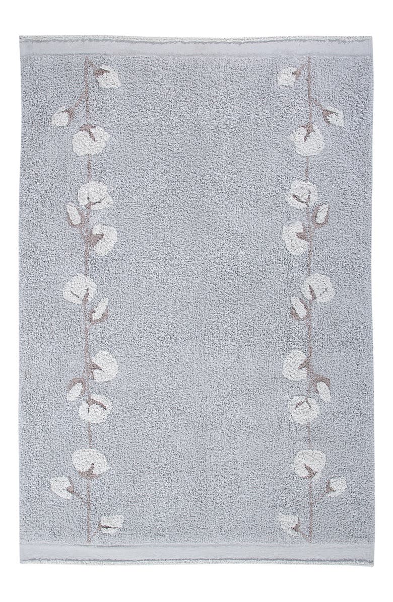 Lorena Canals Cotton Bolls Washable Recycled Cotton Blend Rug, Main, color, 