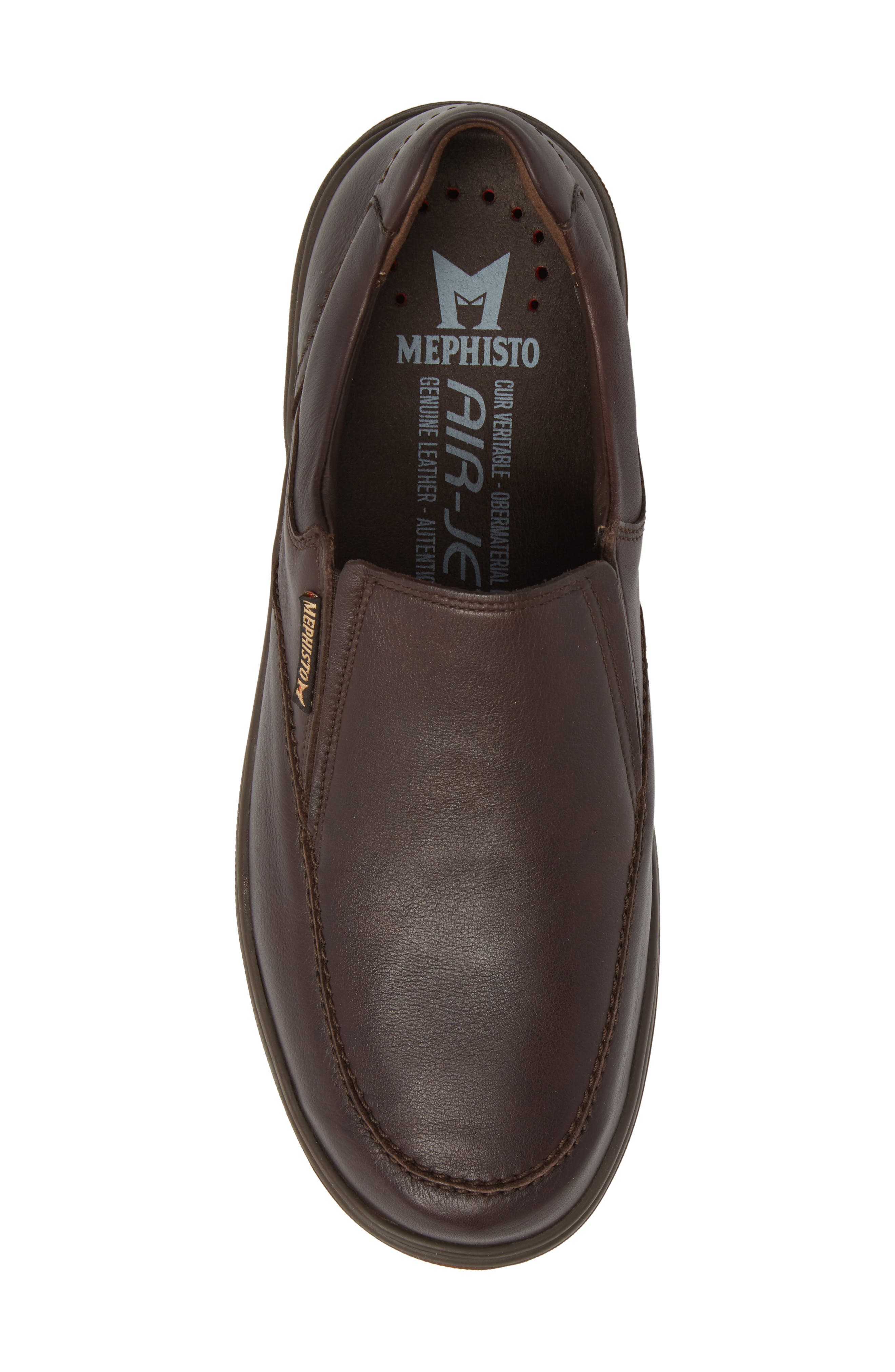 Mephisto Davy HydroProtect Waterproof Slip-On Men), Alternate, color, Dark Brown
