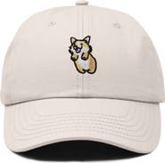Dalix Leaping Corgi Embroidered Cap