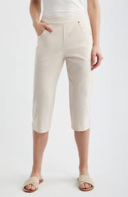 Hue Spring Stripe Petal Pusher Capri Pants