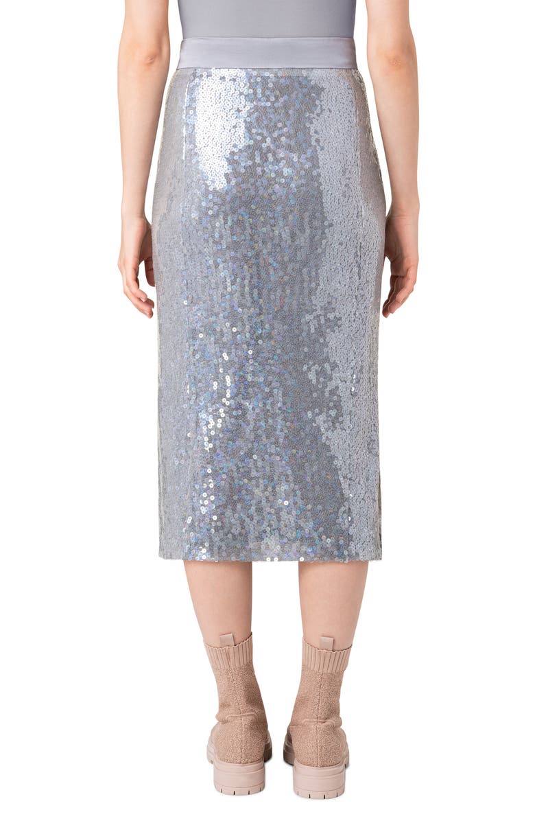 Akris Sequin Midi Skirt, Alternate, color, 