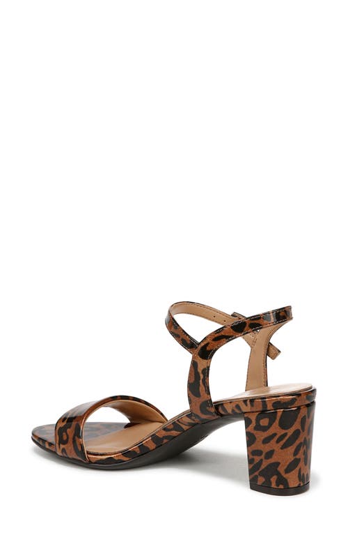 Naturalizer Bristol Sandal In Leopard Print Faux Leather