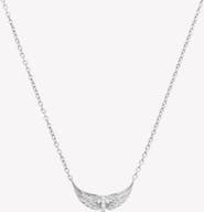 Rizen Jewelry Divine Wings Mini Cross Necklace