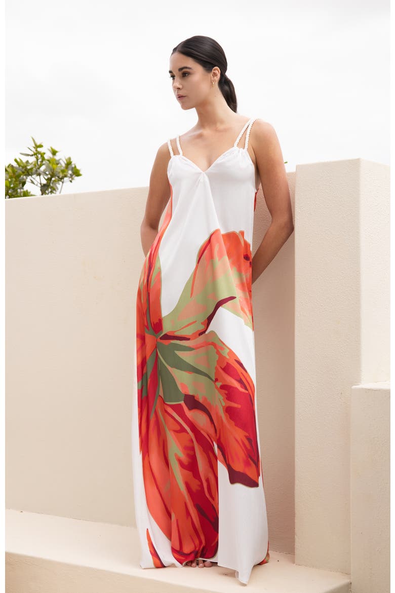 Jwana Strappy Maxi Dress Sira Rose, Alternate, color, Sira Rose