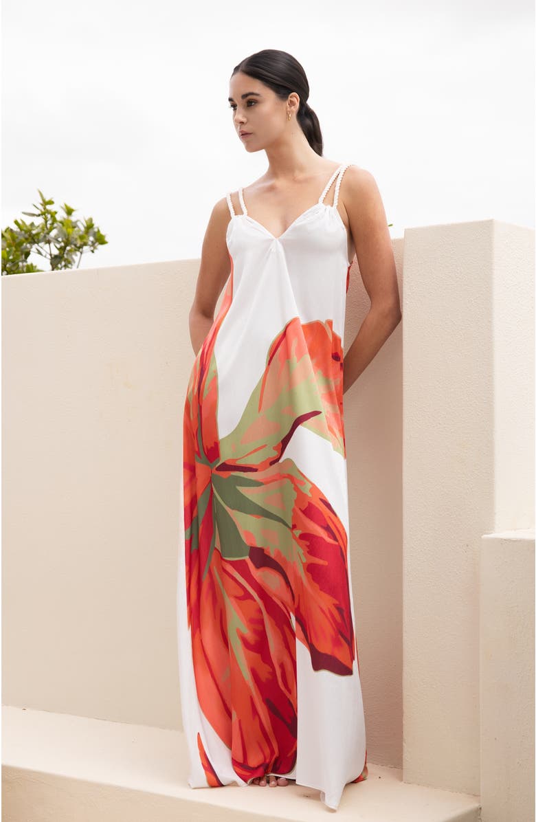 DIARRABLU Jwana Strappy Maxi Dress Sira Rose, Alternate, color, Sira Rose