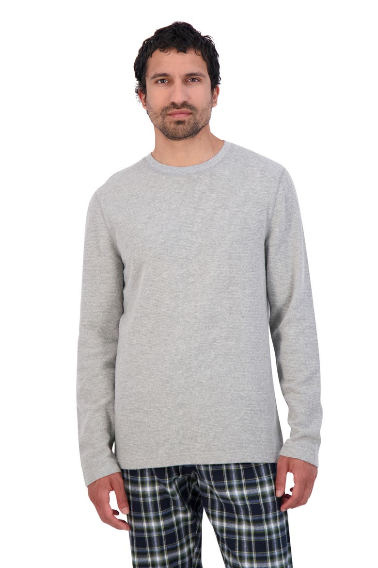 Fleece Sleep Set, Alternate, color, GREY PLAID