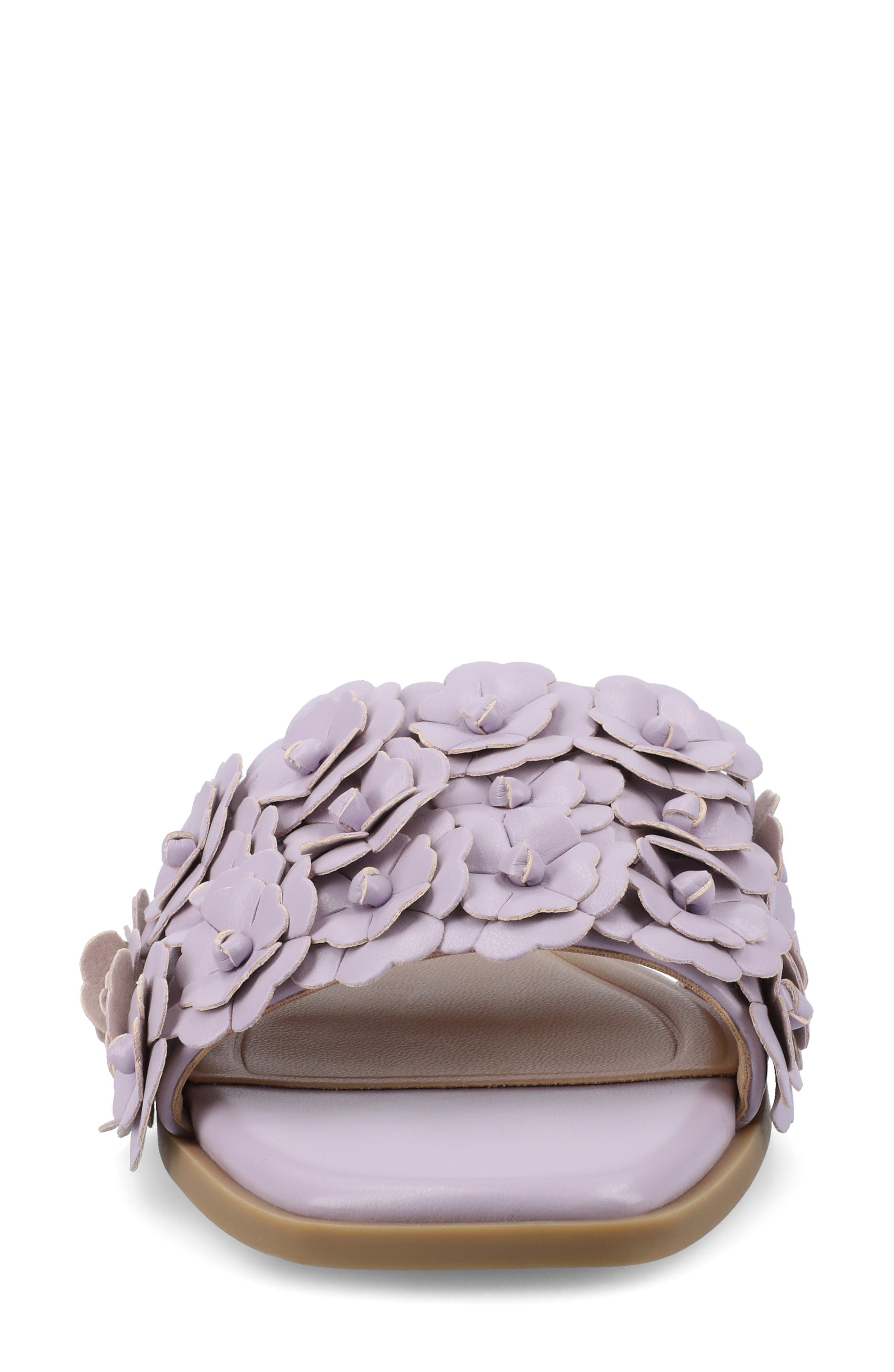 Journee Collection Azalea Slide Sandal, Alternate, color, Lilac