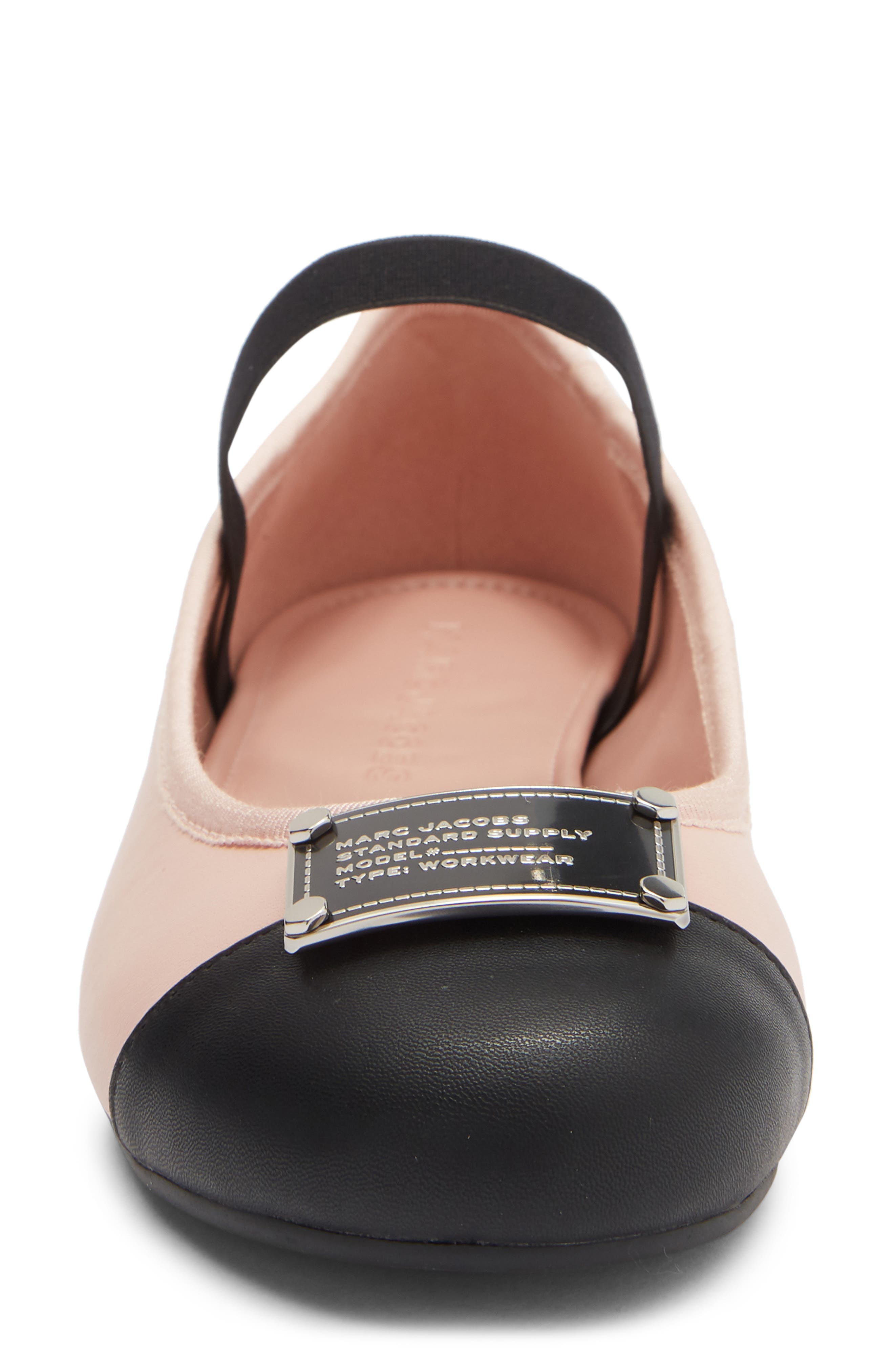The Standard Supply Mary Jane Flat, Alternate, color, MISTY ROSE/BLACK
