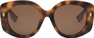 Fendi 'Fendi Roma 62mm Overize Round Sunglasses