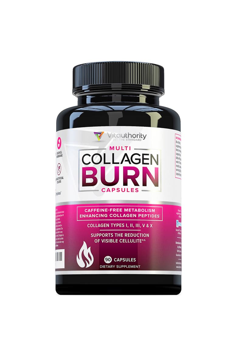 Multi Collagen Burn Capsules, 90ct, Main, color, No Color