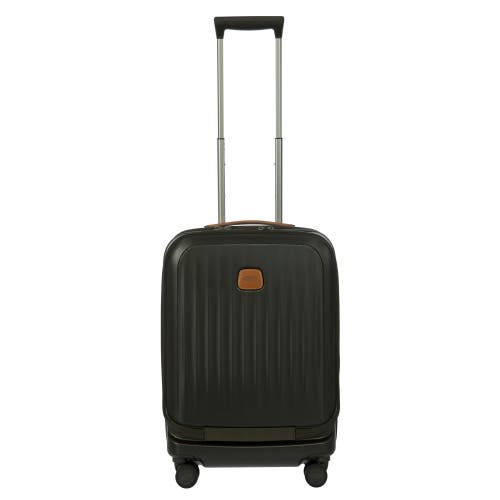 Bric's Taormina 21" Carry-on Expandable Spinner With Pocket In Green