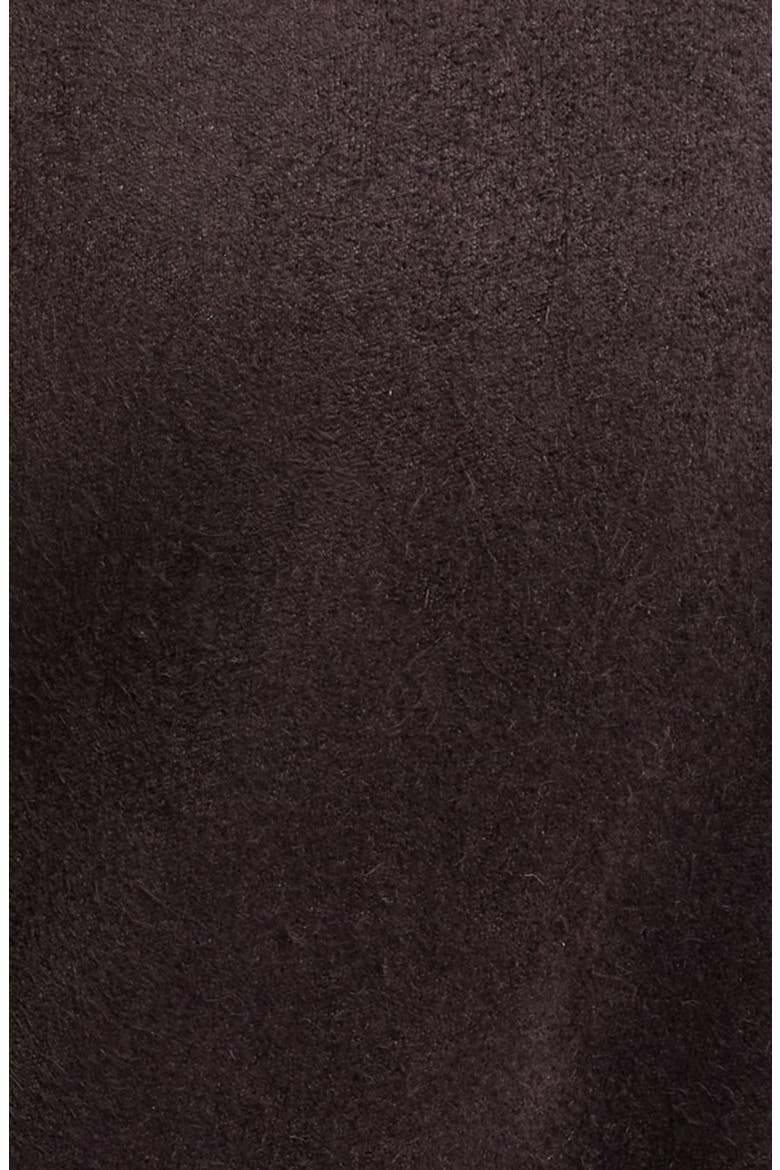 Faux Suede Trench Coat, Alternate, color, ESPRESSO