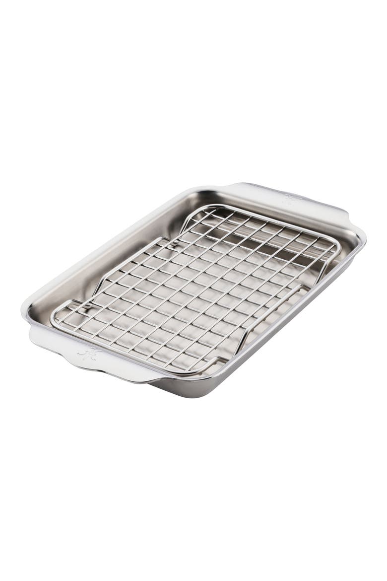 OvenBond Tri-Ply Mini Eighth Sheet Pan with Rack, Main, color, NO COLOR