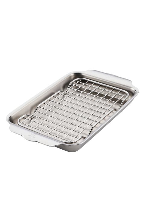 OvenBond Tri-Ply Mini Eighth Sheet Pan with Rack