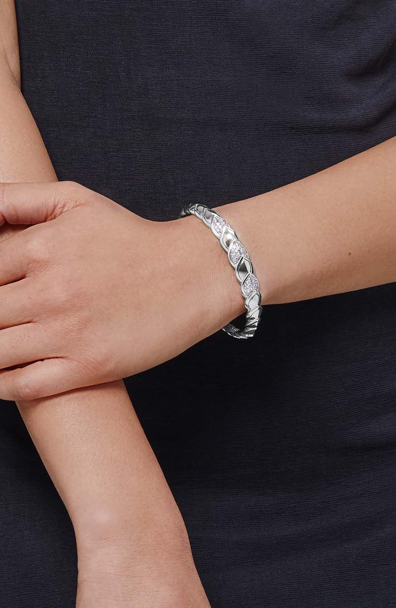 John Hardy Legends Naga Diamond Small Flex Cuff, Alternate, color,