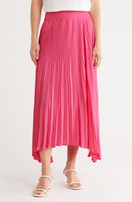 Ramy Brook Winifred Pleated Asymmetric Maxi Skirt