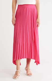 Ramy Brook Winifred Pleated Asymmetric Maxi Skirt