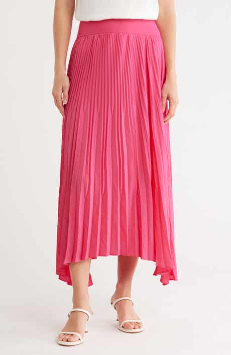 Ramy Brook Winifred Pleated Asymmetric Maxi Skirt