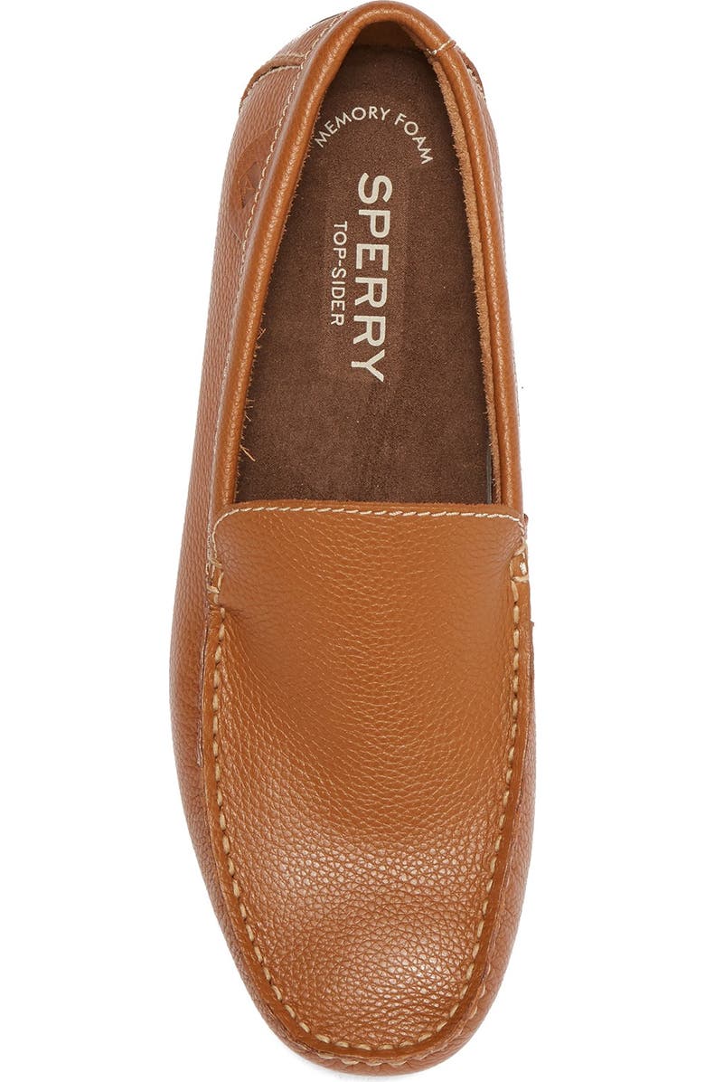 Sperry Wave Leather Venetian Driver - Wide Width Available, Alternate, color, Tan