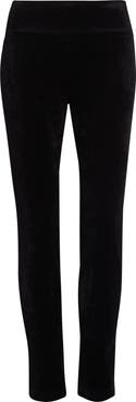 Akris punto Meva Stretch Velvet Leggings