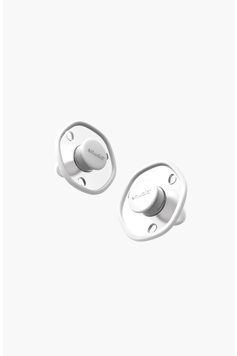 The Emulait Pacifier 0-6 Months 2-Pack, Main, color, White