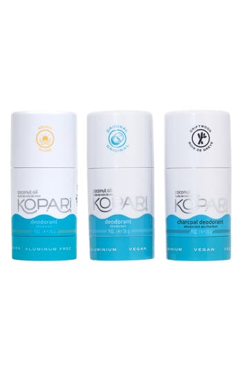 Kopari Just Beach Mini Deodorant Trio $39 Value