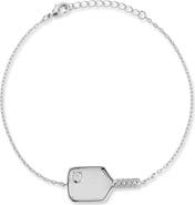 SPHERA MILANO Pickleball Paddle Pendant Bracelet