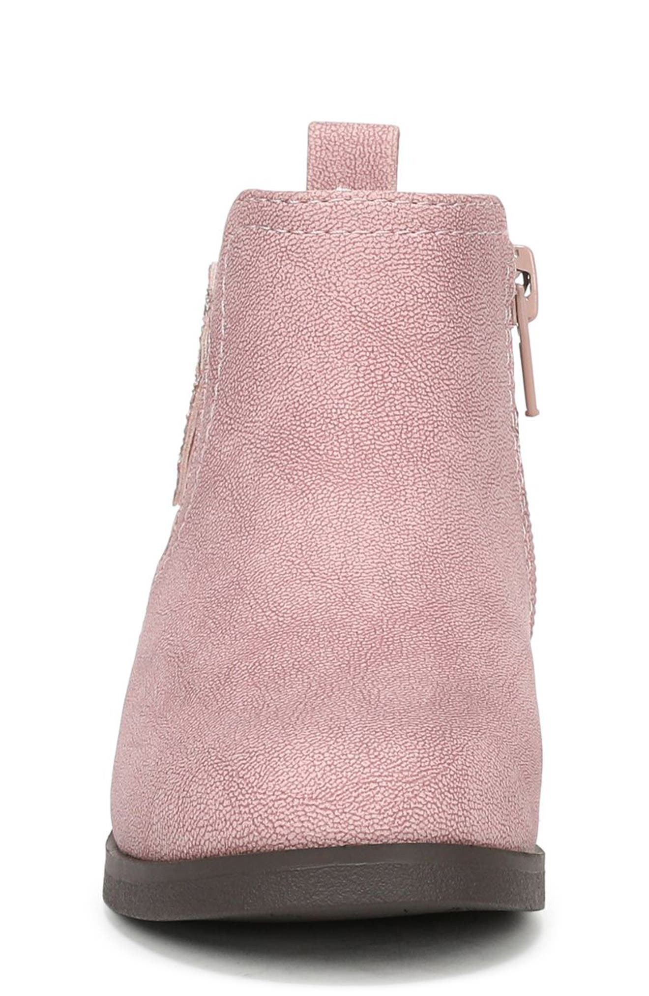 Kids' Sander Faux Leather Bootie, Alternate, color, PINK FAUX LEATHER