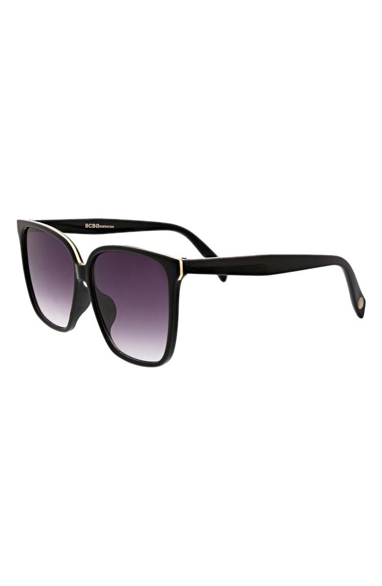 BCBGeneration 58mm Oversize Square Sunglasses, Main, color, 