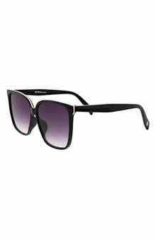 BCBGeneration 58mm Oversize Square Sunglasses