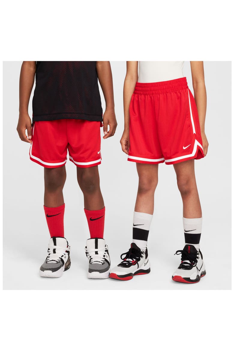 Kids' Dri-FIT DNA Athletic Shorts, Alternate, color, UNIVERSITY RED/ WHITE