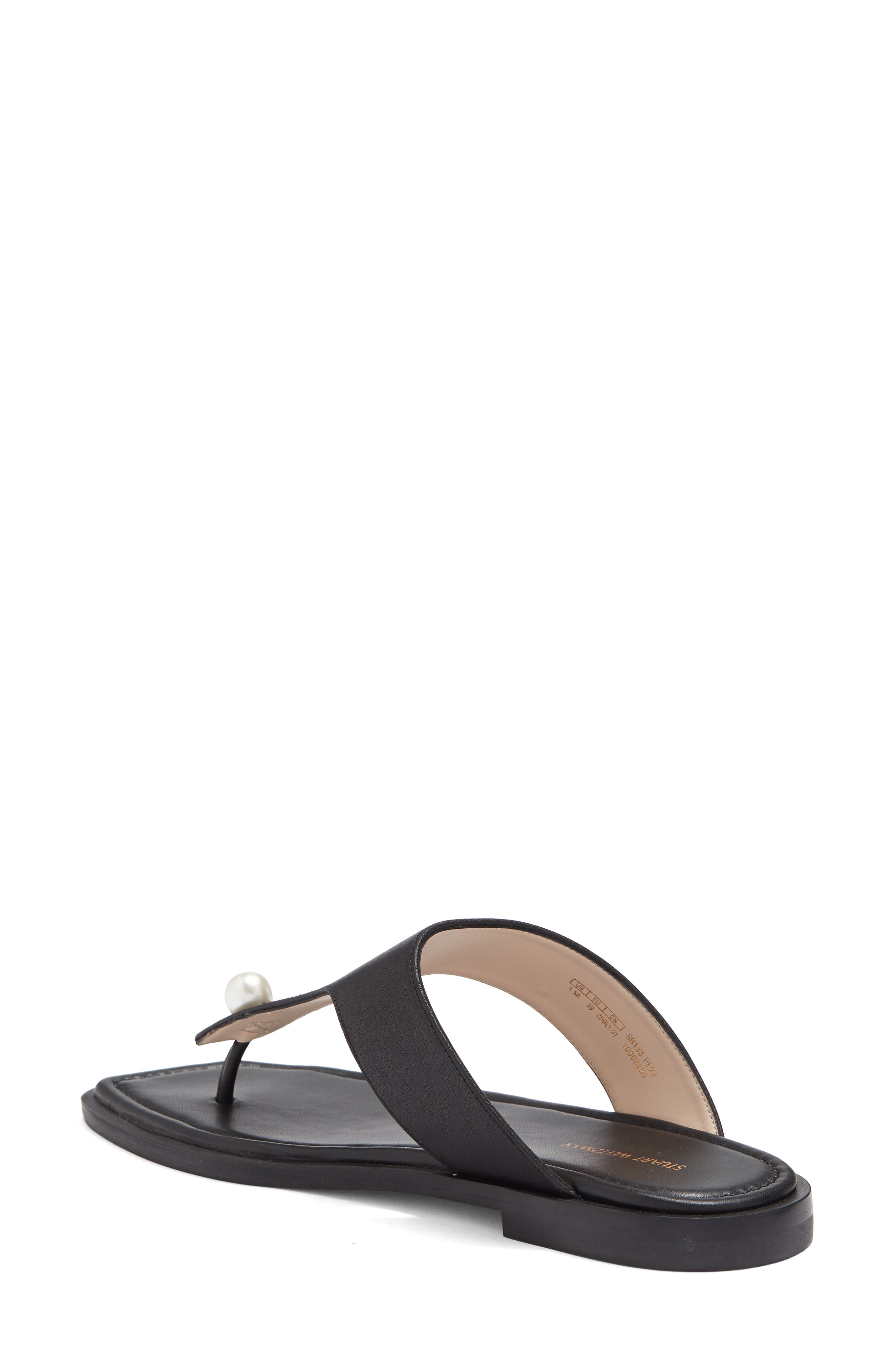 Stuart Weitzman Goldie Flat Sandal, Alternate, color, 