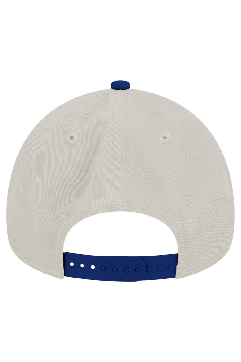 Men's New Era White/Royal Buffalo Bills Highmark Stadium Inaugural Season A-Frame 9FORTY Adjustable Hat, Alternate, color, White