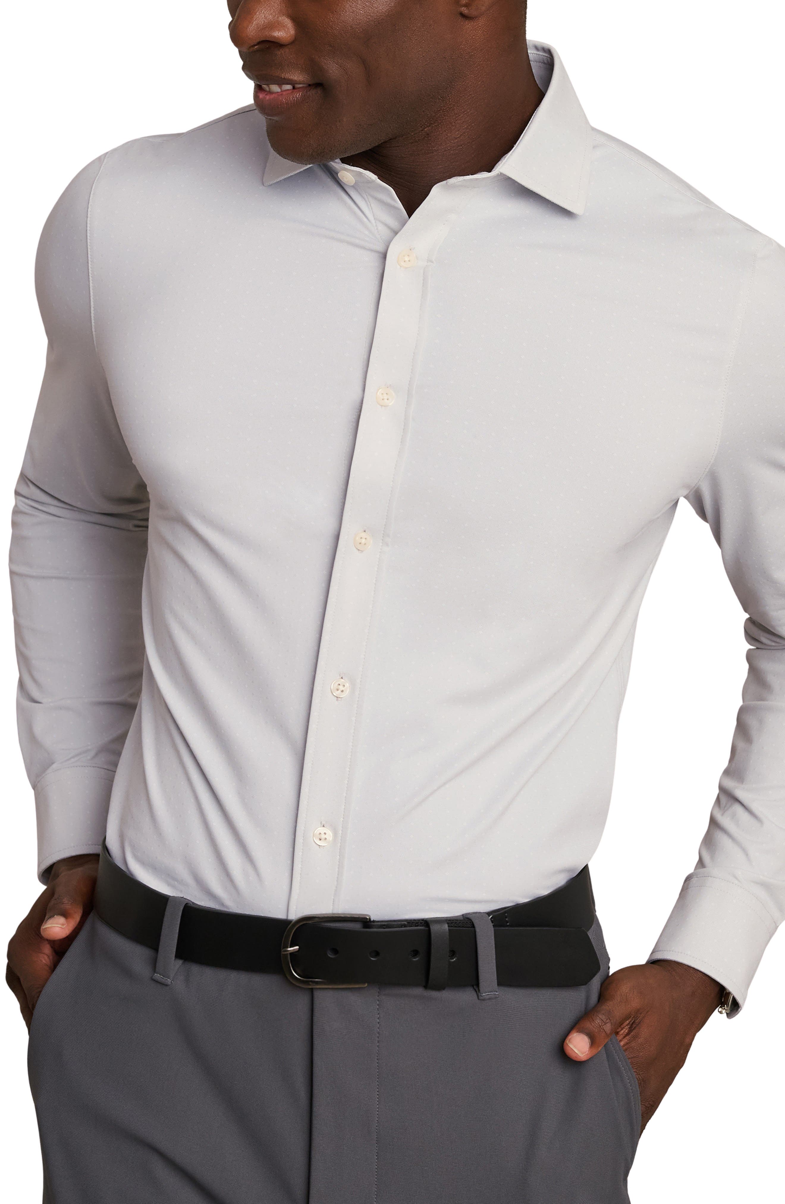 Rhone Commuter Slim Fit Button-up Shirt In White