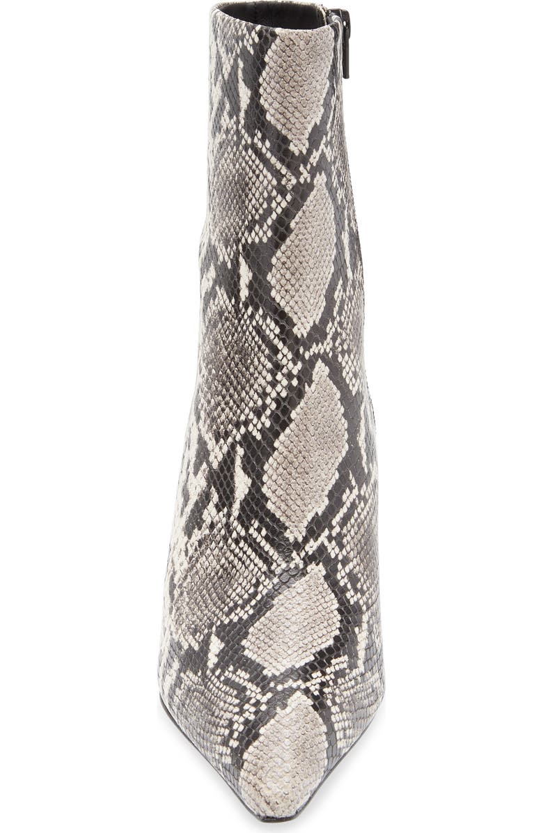 rag & bone Mercer Pointed Toe Bootie, Alternate, color, White Snake