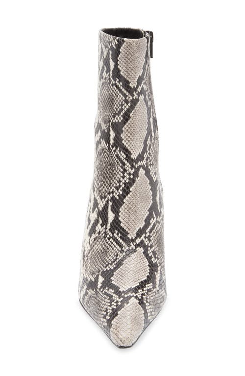 Rag & Bone Mercer Snake-embossed Leather Ankle Boots In Animal Print