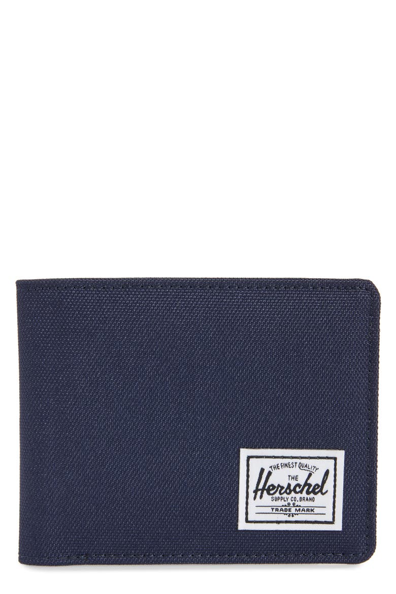 Hank RFID Bifold Wallet, Main, color, PEACOAT