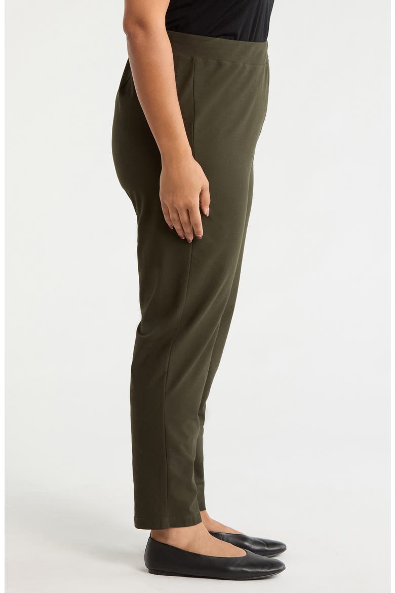 Slim Knit Ankle Pants, Alternate, color, WOODLAND