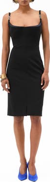 Versace Compact Jersey Cocktail Dress