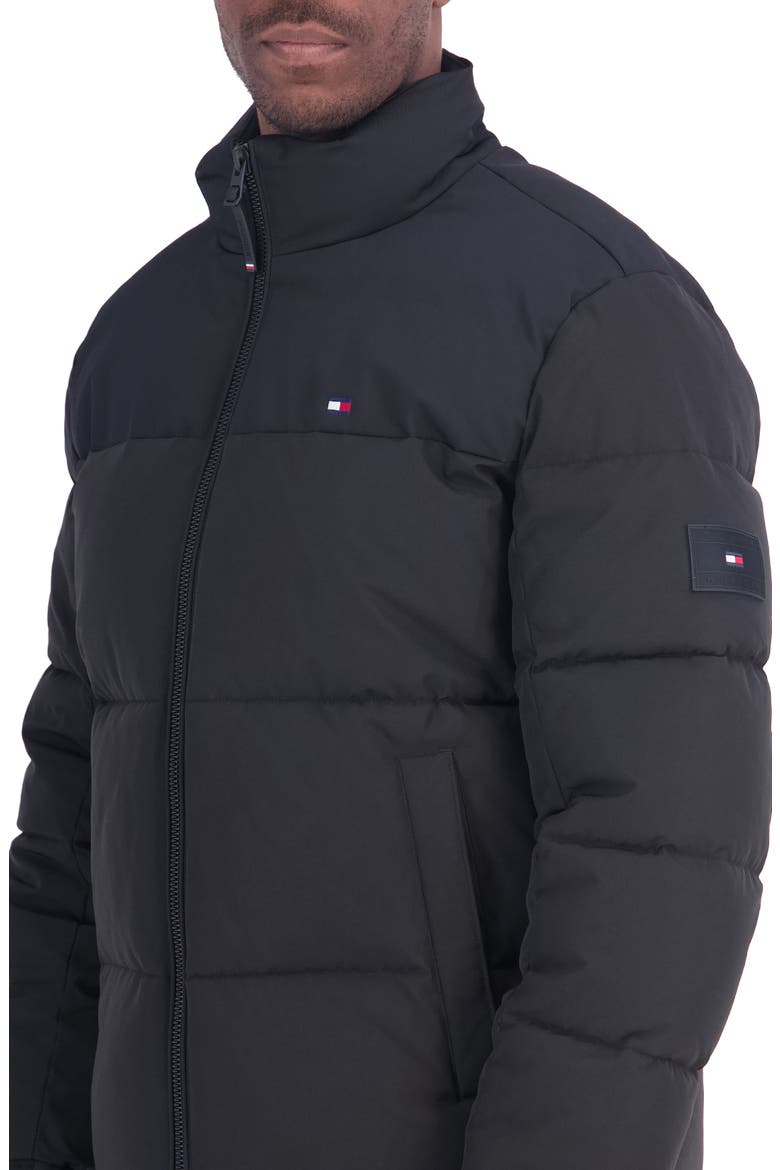 Heavyweight Puffer Jacket, Alternate, color, BLACK