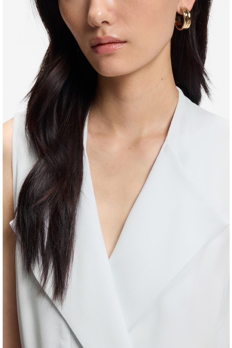 Dimosa Sleeveless Belted Wrap Dress, Alternate, color, PALE LAGOON