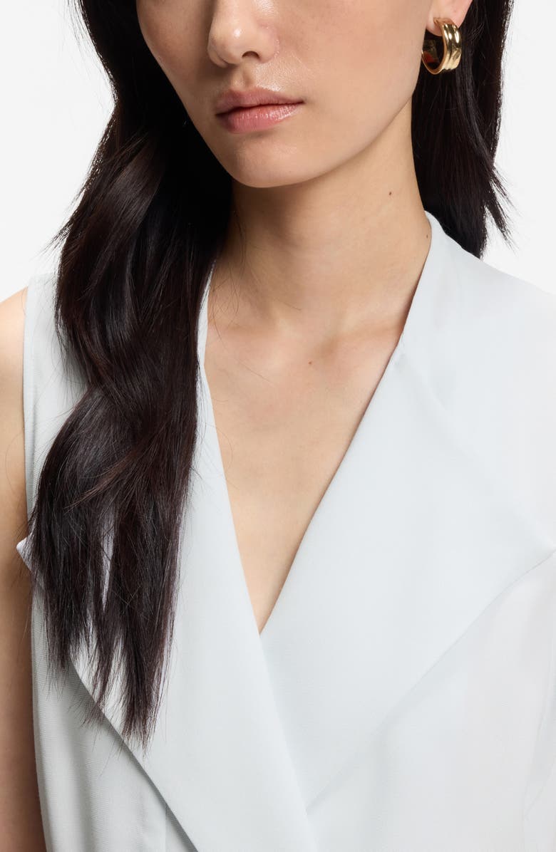 BOSS Dimosa Sleeveless Belted Wrap Dress, Alternate, color, Pale Lagoon