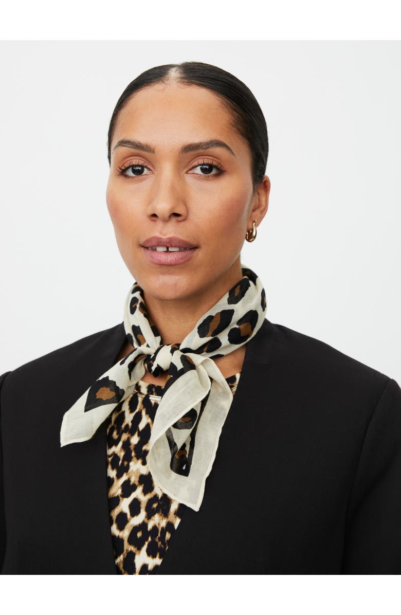 Masai Copenhagen Featherlight Striped Scarf, Alternate, color, Fog
