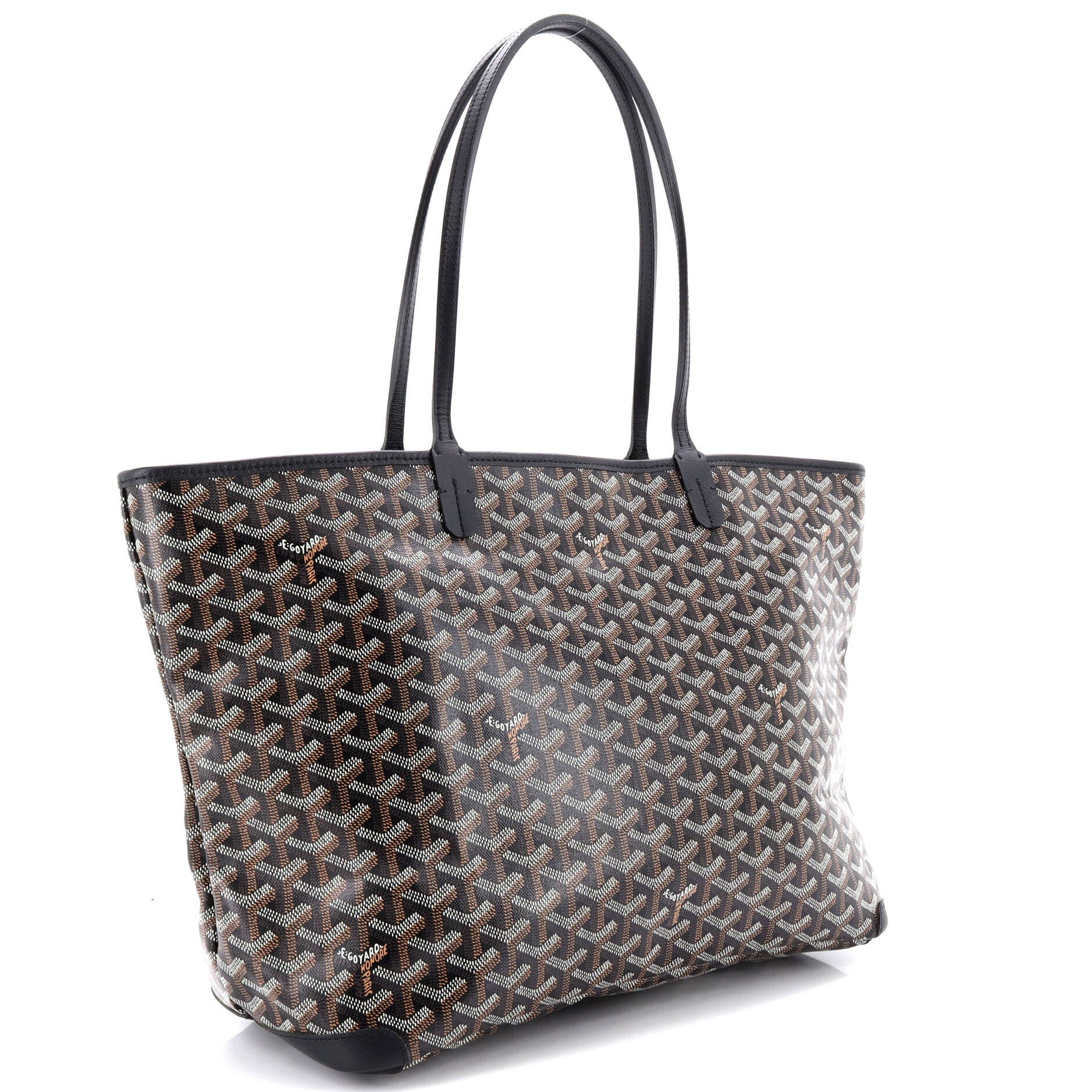 Pre-Owned Goyard Artois Tote Coated Canvas PM, Alternate, color, Black